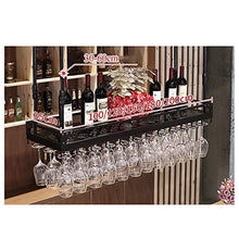 JHGJBJ Appeso cremaglie, Supporto 30-60cm Regolabile in Altezza Ferro Appeso Vetro di Vino, con portabottiglie Vino, Appeso cremagliera della Tazza (Size : 80x30cm)