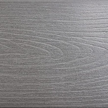 Milani Home s.r.l.s. Set Tavolo Giardino Quadrato Fisso con Piano in Polywood 70 X 70 con 2 Poltrone in Alluminio Tortora da Esterno