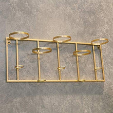 LYLY Portabottiglie Semplice Rivestimento in Ferro battuto per Vino a Parete Appeso per Bar a Domicilio Decorazione Moderna Vino Cantina Porta Vini