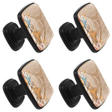 Conchiglie da spiaggia 4 PCS Pomelli per Porta, Pomolo per Mobile, Pomelli per Mobili con Viti, Maniglia per Armadietto, Pomelli per Porta, Pomelli per Cassetti per Porta, Armadio, Cassetto e Credenza