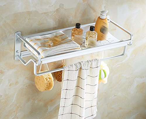 MBYW Portasciugamani Moderno Minimalista Portasciugamani Elegante per Il Bagno di Moda Portasciugamani da Terra in Alluminio con portasciugamani, unipolo, Bagno, portaoggetti, Ciondolo per Hardware