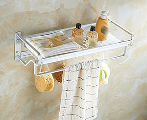 MBYW Portasciugamani Moderno Minimalista Portasciugamani Elegante per Il Bagno di Moda Portasciugamani da Terra in Alluminio con portasciugamani, unipolo, Bagno, portaoggetti, Ciondolo per Hardware