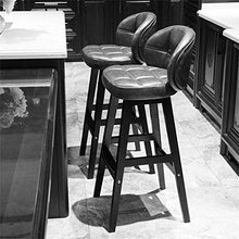 LLT Pratico sgabello Sgabelli di lusso Bar Stool Kitchen Bar colazione cucina contatore sedia di legno solido telaio ergonomico Sedile Carico massimo 130Kg di sicurezza Schienale,verde,60CM