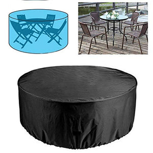 HUACHENG Coperture Nere   Impermeabili Oxford Vimini Divano Protezione Giardino Patio Pioggia Neve Antipolvere mobili da Giardino per Esterni Copertura Antipioggia-Nero, 120x75cm