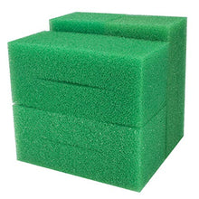 LTWHOME - Schiuma di filtro grosso verde di ricambio adatto per Oase Biotec 12 56739 (confezione da 4)