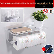 Delaspe - Porta fazzoletti senza fori, con mensola, adatto per cucina, bagno, hotel