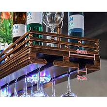 YWYW Porta Bicchiere da Vino portabottiglie Americano retrò da Appendere Porta Calice Creativo invertito (Dimensioni: L100 * W27CM)