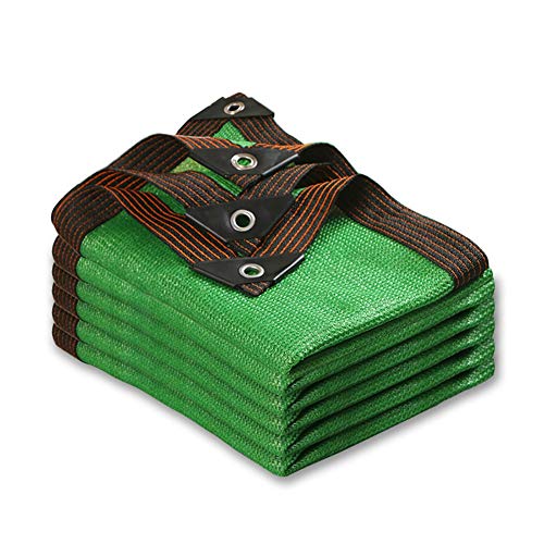 HWL Rete Ombreggiante Paravento per Esterno con Bordo Nastrato con Gommini, Telone per Rete Ombra Copertura Piante da Cortile (Size : 3m×6m)
