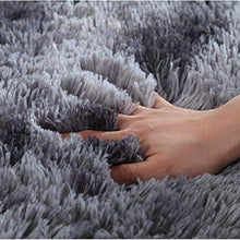 Rughe Finte di Pelle di Pecora, Camera da Letto Spessa Soggiorno Soggiorno rug Tappetino per Pavimenti Anti Fatica Pieghevoli Stuoie di Cuscino Materasso Tatami-Grigio Scuro 80x200cm(31x79inch)