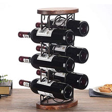 LHQ-HQ Soggiorno visualizzazione Vino Decorazione della casa Vino Bar Rack espositore Vino Rack Multi-Bottiglia di Vino in Legno massello cremagliera