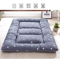 Blu Materasso Futon Giapponese Da Pavimento, 10CM Tatami Tappetino Portatile Da Campeggio Per Bambini, Pieghevole E Arrotolabile, Futon Materasso / 120x200cm