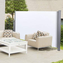Oumefar Accessori per Esterni con Rivestimento Impermeabile Retrattile per Tende da Sole per spogliatoi da Ufficio(Beige)