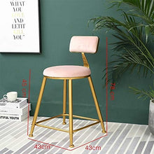 Luce di Alta qualità e Bellezza Sedia da Bar di Lusso Leggera nordica caffè Ristorante Sgabello Alto for Il Tempo Libero (Una Sedia da Bar Nera 75 cm) ， Uso specifico: Sgabello da Bar