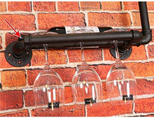 DJSMjbj Wine Rack a Parete Ferro Wine Rack Mensola Scaffale Decorativi for Pranzo Holder Glass Room Ripiani