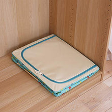 C-J-Xin Scatola portaoggetti sotto il letto, scatola portaoggetti in tessuto Oxford, scatola portaoggetti di finitura, finestra trasparente pieghevole lavabile, 11 l 30*23*16cm rosso
