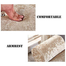 SLINGDA Banco di Stoccaggio Rivestito in Velluto con Braccia,Moderna Letto Panchina Settee,Sgabello A Zaino in Velluto,Scarpe Panca,per La Camera da Letto del Soggiorno Nero 100x40x40cm(39x16x16inch)