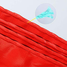 Telo Rosso, Tela Cerata Impermeabile per Palcoscenico Nuziale Copertura per Tenda da Sole Esterna con Occhielli per Mobili da Campeggio Giardino 500 G/M²(Size:2×2M)