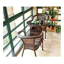HLZY Tavolo in Vimini in Rattan mobili in Patio e Set s Mobili da Giardino in Rattan Set Patio Mobili da Giardino Conservatorio Set da tavola per mobili per Famiglie Mobili da Giardino all'aperto