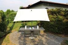 Maffei Art 136R Kronos ombrellone Design Rettangolare, cm 240x150/4. Made in Italy