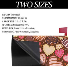 San Valentino Cioccolato Sweetmeat Heart Wedding Mailbox Covers Magnetico Giardino Cantiere Casa Decor Dimensioni Standard 53,3 cm x 45,7 cm