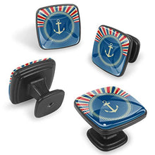 dgg release Pomelli per Porta Set di 4 Pomelli per Mobili Manopole per Cassetti Cucina Armadio Vetro