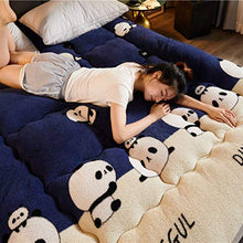 QXTT Materasso Letto Futon Matrimoniale E Singolo Pieghevole E Arrotolabile Materassi da Terra Alto Futon Trapuntato Salvaspazio per Campeggio Balconi Picnic,C-90 * 200cm