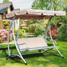 Copertura Superiore del Sedile dell'altalena, Copertura Superiore del Sedile oscillante Anti-Polvere Facile da Pulire, taffetà di Poliestere 190T Impermeabile 74,80 x 51,97 x 5,91(Beige)
