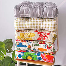 Morbuy Cuscini per Sedia Piazza/Forma Rotonda, 100% Cotone Spessa Comoda Seduta Traspirante Cuscino per Pavimento per Interno ed Esterno mobili e Arredamento da Giardino (50 * 50,Pianta 2)
