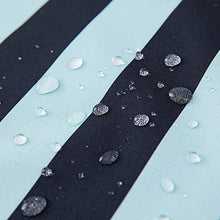 MIULEE Copricuscini 2 Pezzi a Lighe Federe per Cuscini Riutilizzato Soggiorno Interno Divano Giardino Impermeabile Classico Resistente Salotto 30x50 CM Blu Chiaro