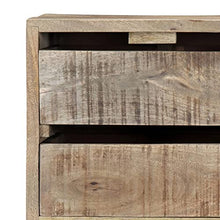 vidaXL Massello di Mango Credenza Rustica con 8 Cassetti Armadietto Decorativa Robusta Stabile Mobiletto Madia Cassettiera in MDF