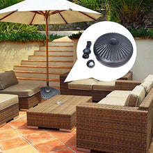 Junean Supporto per ombrellone, Base per ombrellone Rotonda, Vestito per palo per ombrellone Diametro 38mm per Giardino