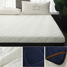 Tatami Antiscivolo, Materasso Traspirante a Doppio Strato Traspirante a Maglia Morbida Traspirante Materasso Pieghevole Singolo Doppio Studente Futon Mat per Dormire e Viaggiare,E,150x200cm