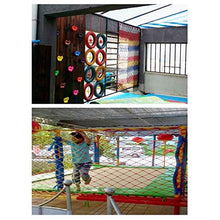 WEIFAN Rete di Sicurezza per Bambini, telai per Arrampicata di Protezione Scala per Bambini Balcone Protezione anticaduta per Interni Rete Intrecciata in Corda di Nylon Colorata
