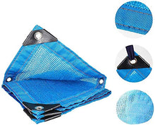 Panno dello Schermo Canopy 90% Paralume in Tessuto Parasole Panno con Occhielli for Pergola Copertura della Volta Traspirante UV Copertura vegetale Resistente Net (Color : Blue-6.6x13.2ft/2x4m)
