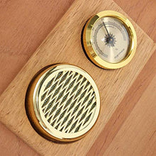 Humidars Cigar Humidor - 20 Count Brown Legno di Cedro allineato Cigar Humidor umidificatore con igrometro Caso Box con Moisture Meter Idratante dispositivo mantenerlo fresco .Scatola di immagazzinagg