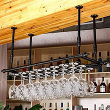 DJSMjbj Wine Rack Wine Glass Wine Rack Rack attaccatura a Living Room Bar Decoration Facile da installare Ripiani Decke (Size : 120 * 30cm)