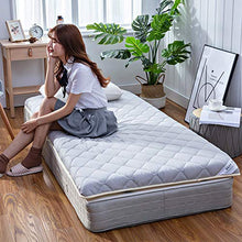 Materasso Tatami, Materasso Pieghevole in Cotone più Spesso Topper Materasso futon per Dormire Materasso Singolo/King Size per Soggiorno Camera da Letto,Grigio,180 * 200cm/71 * 79inch