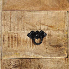 FAMIROSA Credenza 60x30x76 cm in Legno Massello di Mango