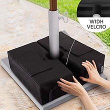 Ombrellone Sacca Base,Parasol Stand Base Heavy Duty Patio Staccabile Tenda Sandbags Outdoor Pieced-in A Sabbia per Ombrellone Sacchetto di Peso Display Pubblicitario Capannone di Fissaggio