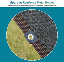 WXQIANG Copertura della Maglia Nera Alta Parasole con Occhielli, Riva Rinforzare Ombra Panno for Patio/Tenda/Pergola Copertura/Finestra, Il 90% Blackout Blinds Ombra Protezione Solare, isolament