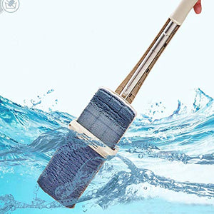 SSAYY Spray Mop Mop per Uso Domestico 360 Gradi Bifacciale Piatto Pigro Mop Pulizia Mop Auto-Strizzante Lanciando con 2 Pezzi in Microfibra Sostituire Il Panno
