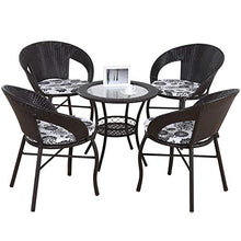 Sedie da Giardino,4 Bistro sedie Giardino arredo Giardino salottino da Giardino Tavolo e sedie da Giardino Set Balcone Mobili Balcone Tavolo con sedie