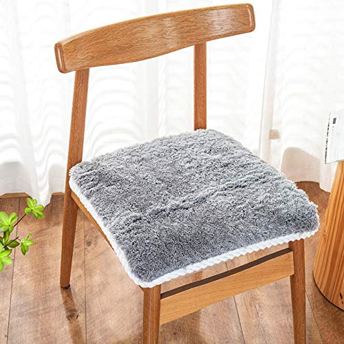 XHNXHN Cuscini per sedie da Pranzo Corti in Peluche, Cuscini per sedili Antiscivolo per Esterni per Interni Cuscini per sedie da Cucina Quadrati Traspiranti Cuscini per sedili Decorativi per uffici