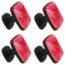 Home - Set di 4 pomelli quadrati per armadietti da cucina, mobili, mobili, mobili, cassetti, cassettiera, colore: rosso geometria