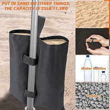 Sacchi di Pesi per Gazebo , 4 Pezzi sacchi sabbia, pesi gazebo per Tenda Pop Up,Gazebo,Ombrellone,Tende Padiglione