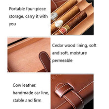 Ljf 4 sigari Scatola di sigari Sospensione idratante gabinetto di Viaggio Scatola di sigari Portatile Sigaro Scatola di Manutenzione alcolizzata casa Cedro Sigaro di Legno Set Migliore Regalo
