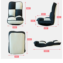 MYS-Sofas C-K-P Lazy Sofa, Sedia Pieghevole Singola, Sedia del Banco, Sedia della Finestra della Baia, Sedia del Computer Sbiadita, Sedia Pigra (Colore : Blu)