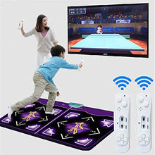 AFANG Tappetino Ballo Antiscivolo Resistente all'Usura, Doppio Tappeto Ballo Fili + 2 Telecomando, Coperta Ballo Fitness Yoga Ballo Passo Tappetino Ballo PC TV Gioco Domestico Coperta Fitness