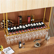 NSYNSY Rastrelliere per Bicchieri da Vino da 40"-60", portabottiglie per Vino - Disponibile in 3 Bracci Regolabili - Oro