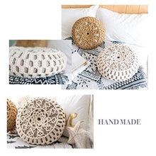 YQ Cuscini Intrecciati, Cuscini futon Tessuti, Cuscini di Tatami ispessiti sulla Finestra del Balcone della Baia 40x40cm (Size : Woven Cushion)